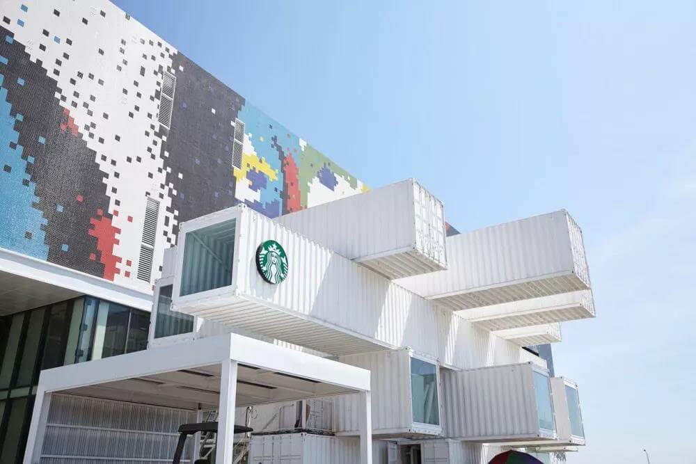 岑溪由隈研吾设计，星巴克在台湾的首家集装箱门店！
